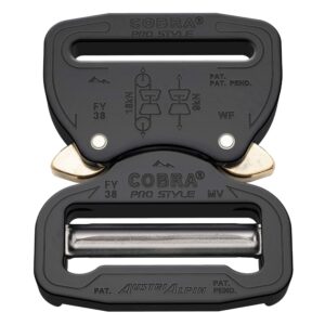 COBRA ProStyle Buckle, Black, 38mm