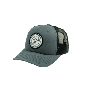 CRÜZR Trucker Hat (Charcoal, Skull Logo)